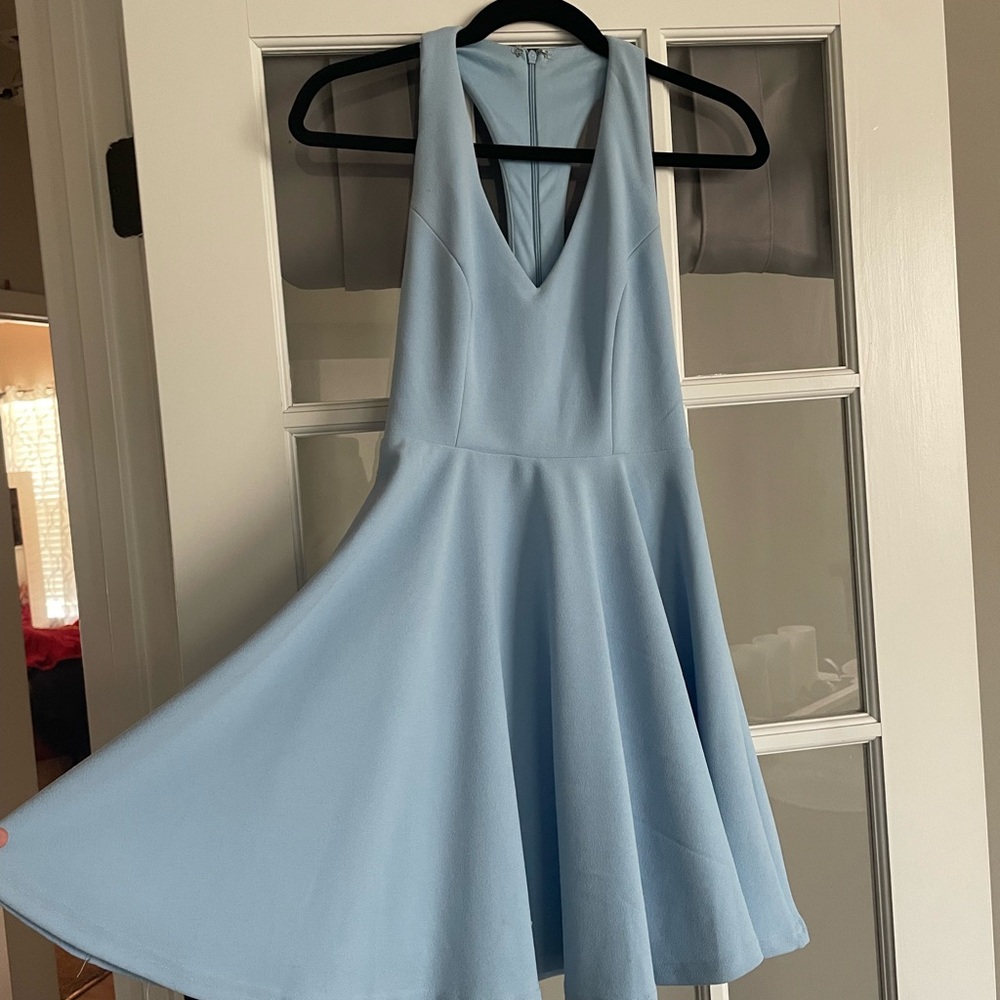 Baby Blue Skater Dress - image 3